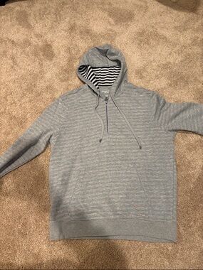 Michael Kors Light Gray Quarter zip